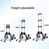 Smania Climby™ 3-kolesni zložljivi voziček za stopnice | Shoptok.si