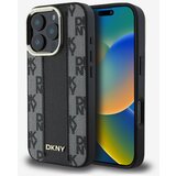 Dkny PU Leather Checkered Pattern Magsafe iPhone 16 Pro Black Ovitek za telefon Vijolična | Shoptok.si