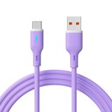INF 66W USB Type-C kabel za hitro polnjenje mobilnih telefonov - silikonski kabel Purple, (5000276642) | Shoptok.si