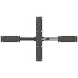  Noga klub stolića u obliku pauka antracit 98x58x(42-43) cm čelik | Eponuda.com