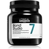 L´Oréal Paris Blond Studio Platinium Plus posvjetljujuća krema za prirodnu ili bojanu kosu 500 g | shoptok.hr