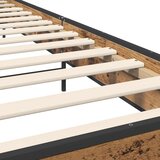  Okvir kreveta s uzglavljem Staro drvo 80 x 200 cm | shoptok.hr
