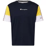 Champion Authentic Athletic Apparel Majica morsko plava / žuta / crvena / bijela