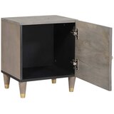 Ormarić s vratima 2 pcs Siva 40 x 33 x 46 cm Čvrsto drvo manga | shoptok.hr