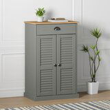 vidaXL Ormarić za cipele VIGO sivi 60 x 35 x 96 cm od masivne borovine Cijene