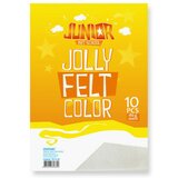 Jolly Color Felt, fini filc, bela, A4, 10K ( 135010 ) Cene