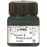 Kreul boja sa efektokom krede za staklo i porcelan kreul 20 ml cottage green