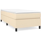  Okvir za krevet s oprugom krem 90x200cm od tkanine | shoptok.hr