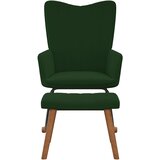  The Living Store Gugalni stol s stolčkom temno zelen žamet - Gugalni Stol S Stolčkom, (21488409) | Shoptok.si