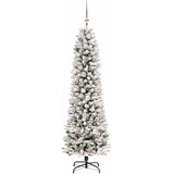  Umjetno božićno drvce Bijela 180 cm PVC i Metal i Plastika | shoptok.hr