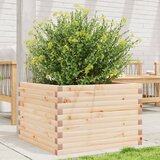 Maison Chic Vrtno cvetlično korito - Cvetlični Lonec 70x70x45,5 cm trdna borovina, (21788677) | Shoptok.si