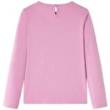  Dječja majica s dugim rukavima tamnoružičasta 116 | shoptok.hr