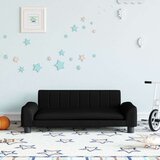  Dječja fotelja crna 90 x 53 x 30 cm od tkanine Cijene