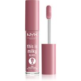 NYX Professional Makeup This is Milky Gloss Milkshakes hidratantno sjajilo za usne s mirisom nijansa 11 Ube Milkshake 4 ml Cijene