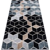 RugsX Preproge Preproga POLI 9139A Cube kocka 3D črna 120x170 cm Črna | Shoptok.si