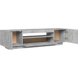 vidaXL TV ormarić s LED svjetlima siva boja betona 160 x 35 x 40 cm | shoptok.hr