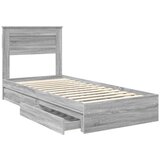  Okvir za krevet Siva Sonoma 75 x 190 cm Konstruirano drvo | shoptok.hr