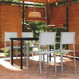  5-dijelni vrtni blagovaonski set bijeli | shoptok.hr