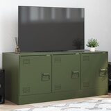  The Living Store TV omarica olivno zelena 99x39x44 cm jeklo - TV Omarica, (21508456) | Shoptok.si