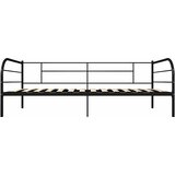  Okvir za dnevni ležaj crni metalni 90 x 200 cm Crna | shoptok.hr