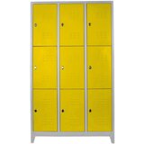 Hanah home Js1024Sa GreyYellow Locker Storage Cabinet | ePonuda.com