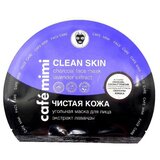 CafeMimi sheet maska za lice CAFÉ mimi - čista koža lica, ugljena 22g