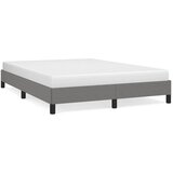 The Living Store Posteljni okvir brez vzmetnice temno siv 140x200 cm tkanina - Posteljni Okvir, (21525999) | Shoptok.si