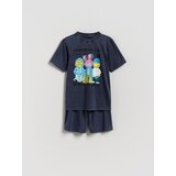 Reserved Komplet pamučne pidžame SmileyWorld® - boja zumbula | shoptok.hr
