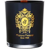 Tiziana Terenzi Black Fire dišeča sveča z lesenim stenjem 170 g | Shoptok.si