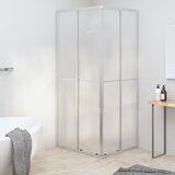 vidaXL Tuš kabina mlečno steklo ESG 90x70x180 cm | Shoptok.si