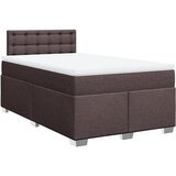 Maison Chic Box spring postelja - Vzmetna postelja z vzmetnico temno rjav 120x200 cm blago SL5314, (21901398) | Shoptok.si