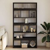 vidaXL Stojalo za rastline Set 2 Črn hrast Inženirski les | Shoptok.si