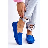 EVENTO PE1 Women’s Loafers Suede Blue Morreno | Shoptok.si