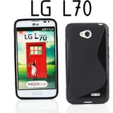  Gumijasti / gel etui S-Line za LG L70 - črni | Shoptok.si