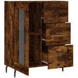  Komoda boja dimljenog hrasta 69,5x34x90 cm konstruirano drvo | shoptok.hr