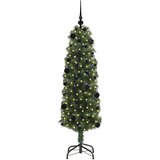 vidaXL Umestno božično drevo Zelena 150 cm PVC in Jeklo in Plastika | Shoptok.si