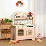 Premium Stil Velika dečja drvena kuhinja - roze MSN25013 ( 14438 ) Cene
