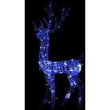  Akrilni božićni ukrasni sob 140 LED lampica 120 cm plave | shoptok.hr