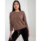 BASIC Feel Good Blouse-RV-BZ-4691.26-brown | Shoptok.si