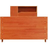  Posteljni okvir brez vzmetnice voščeno rjav 75x190 cm borovina | Shoptok.si