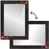 vidaXL Ogledalo Namestitev na steno večbarvno 70 x 50 x 3 cm Steklo | Shoptok.si