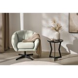 Stylife FOTELJ, bela tekstil | Shoptok.si