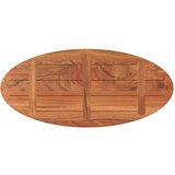 Stolna ploča 110x40x3 8 cm ovalna od masivnog drva bagrema | shoptok.hr