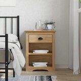  Noćni ormar s ladicama BODO Medeno smeđa 53 x 38,5 x 67 cm | Eponuda.ba