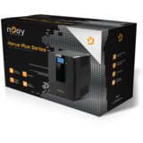 Njoy Horus Plus 2000 (4 Schuko izhodi, line-interactive, RJ45 zaščita, USB, programska oprema, LCD zaslon, črna) | Shoptok.si