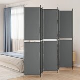 vidaXL Paravan 5-delni antracit 250x220 cm blago Cene