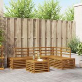  Set vanjskih sofa Prirodna 59 x 59 x 37 cm | shoptok.hr