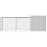  Kavez za kokoši sivi 300x91x100 cm od pocinčanog čelika | shoptok.hr