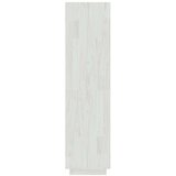 vidaXL knjižna omara za razdelitev prostora bela 60x35x135 cm borovina | Shoptok.si