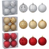 Molarem Home Set od 4 kuglice za božićno drvce – 8 cm, srebrna | shoptok.hr